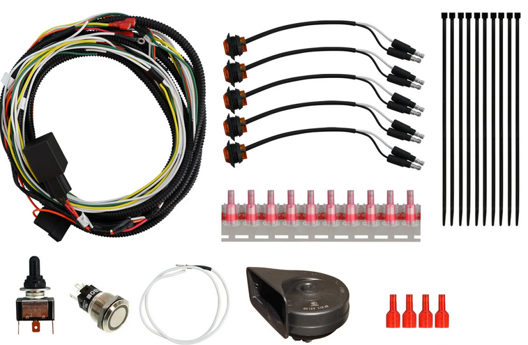 SuperATV UTV/ATV Universal Plug & Play Turn Signal Kit, Canam, Polaris, Yamaha, Kawasaki, Cf Moto Superatv Tsk-003