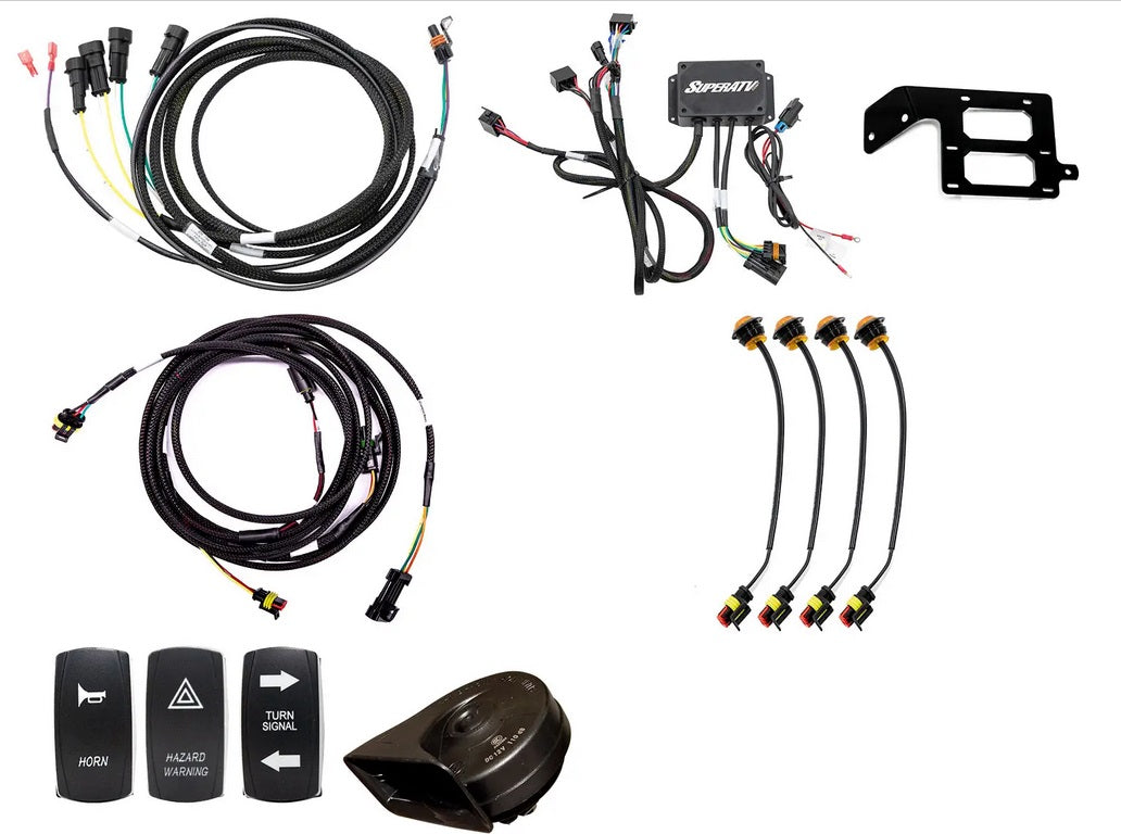 SuperATV Plug & Play Turn Signal Kit Canam Maverick Sport Trail Superatv Tsk-ca-t-004