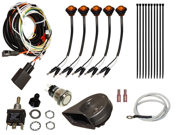 SuperATV Plug & Play Turn Signal Kit Kawasaki Mule Pro Superatv Tsk-k-fxt-001