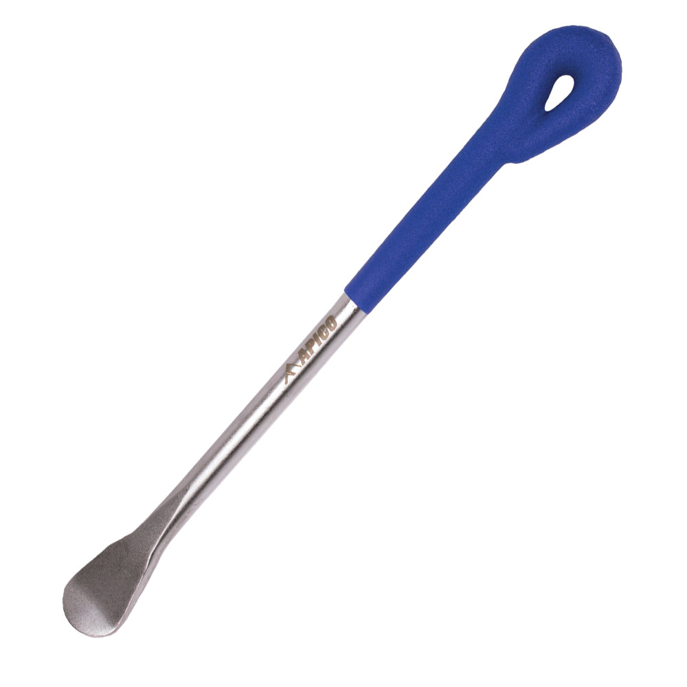 APICO TYRE LEVER SPOON TYPE 10" WITH BLUE NONE SLIP HANDLE