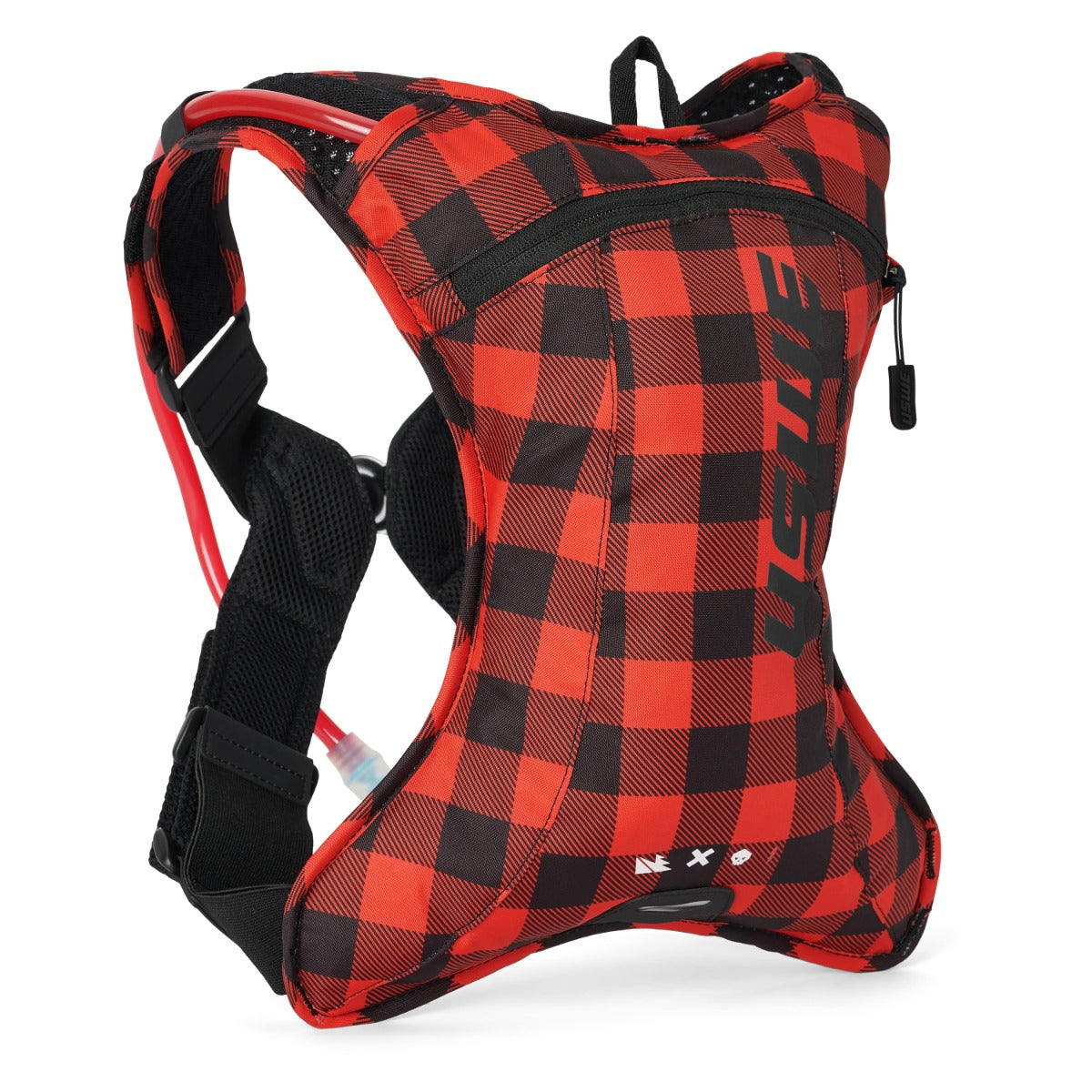 USWE Outlander XC 2l Hydration Pack - Flannel Red/black - Uswe 5202076048