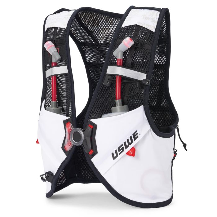 USWE Pace 8l Trail Running Vest M - White/black - Uswe 52080870293