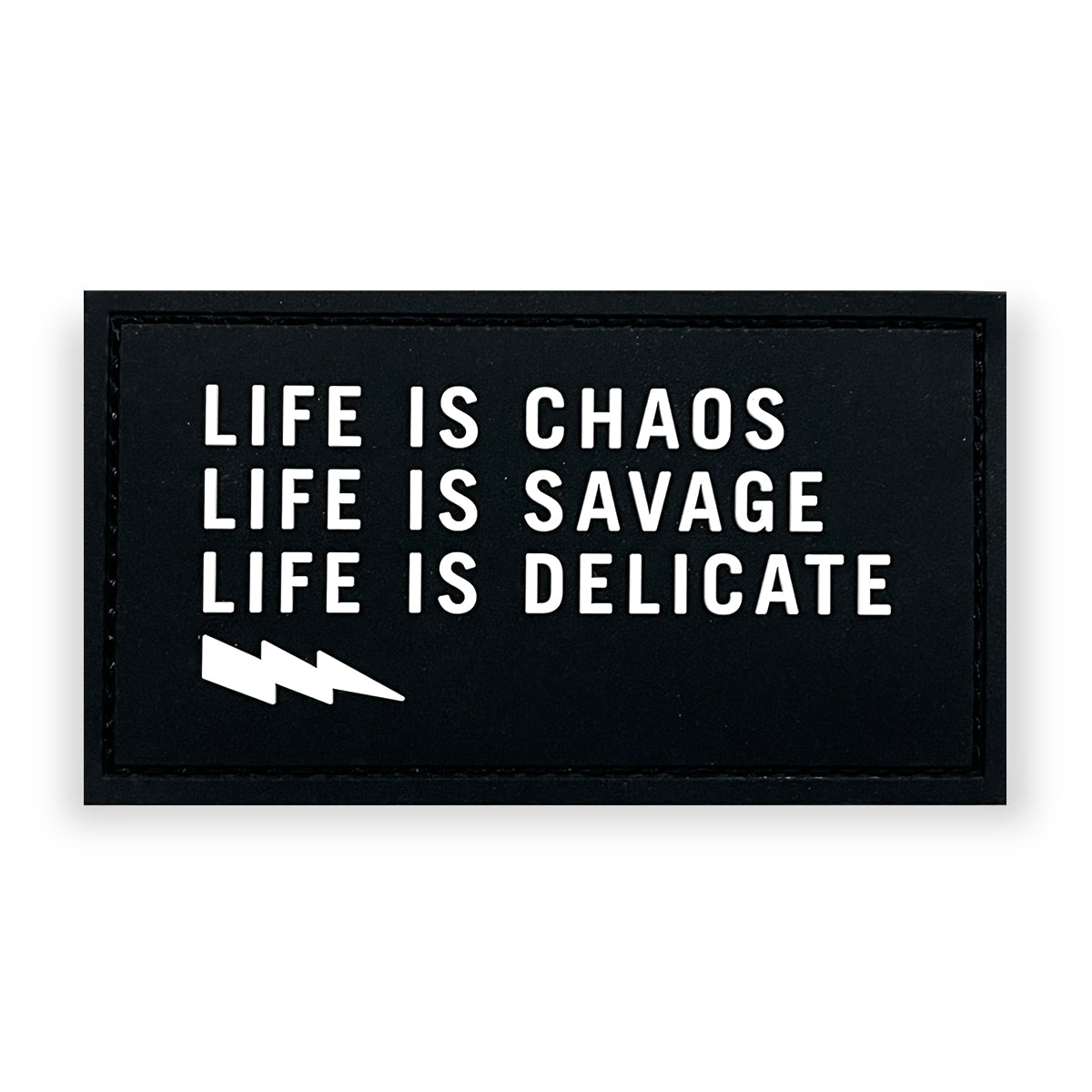 USWE Life Is Chaos Rubber Patch - Uswe 101247