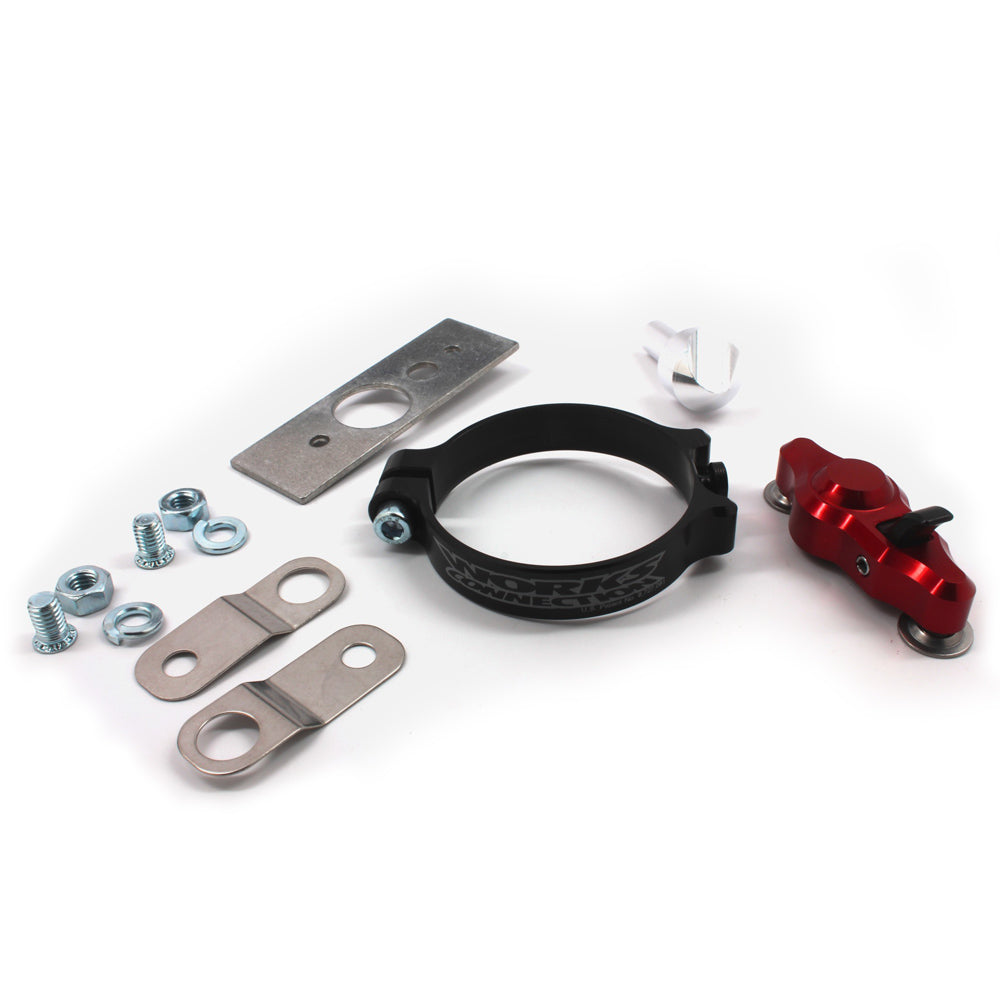Works Connection PRO LAUNCH KIT START DEVICE HONDA CRF250/450R 19-25, CRF250/450RX 19-25, CRF450X 19-25 RED  Red 