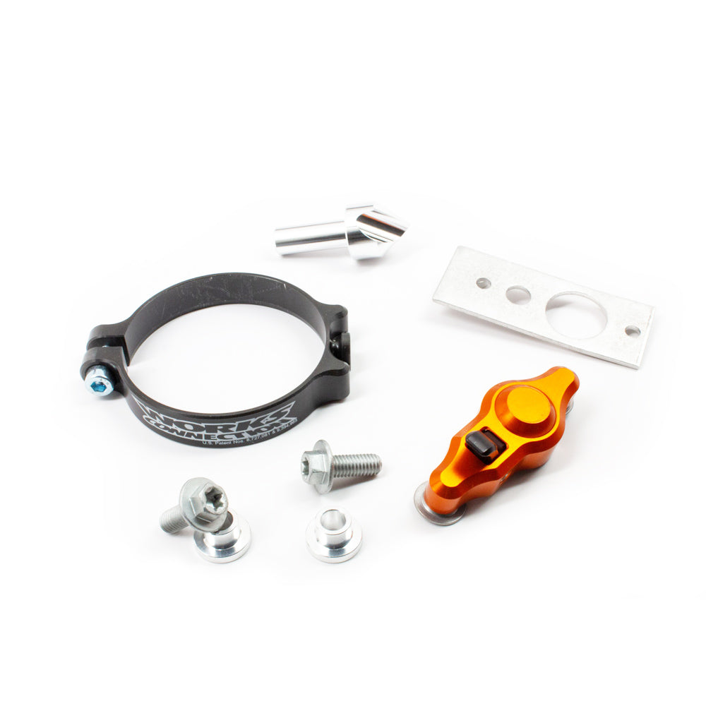 Works Connection PRO LAUNCH KIT START DEVICE KTM SX125/250/300 23-25, SXF250/350/450 23-25, WP CONE VALVE FORKS ORANGE  Orange 