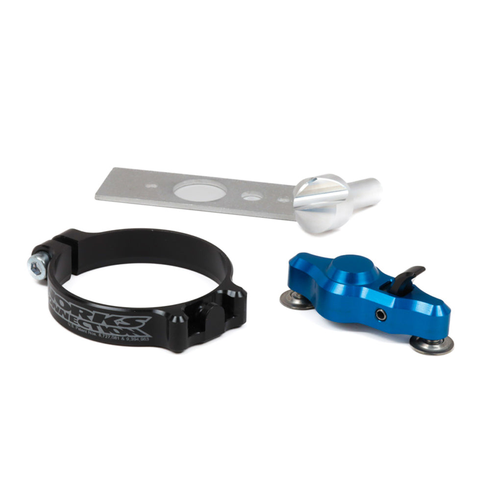 Works Connection PRO LAUNCH KIT START DEVICE YAMAHA YZ250F 24-25, YZ450F 23-25 BLUE  Blue 