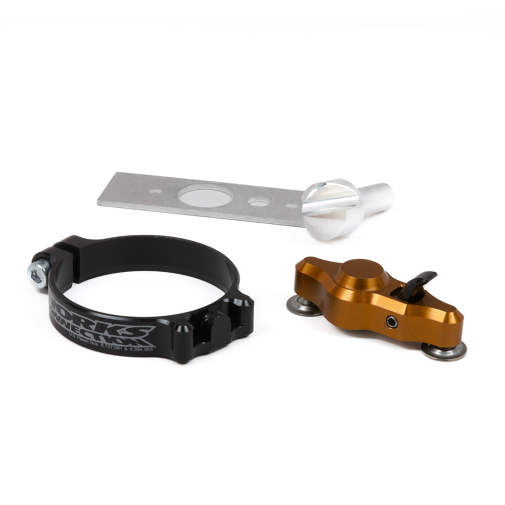 Works Connection PRO LAUNCH KIT START DEVICE GASGAS/HUSKY MC125/250 24-25, MCF 250/350/450 24-25, TC125/250/300 23-25, FC250/350/450 23-25, PRO LAUNCH STOCK WP FORKS KASH  Bronze 