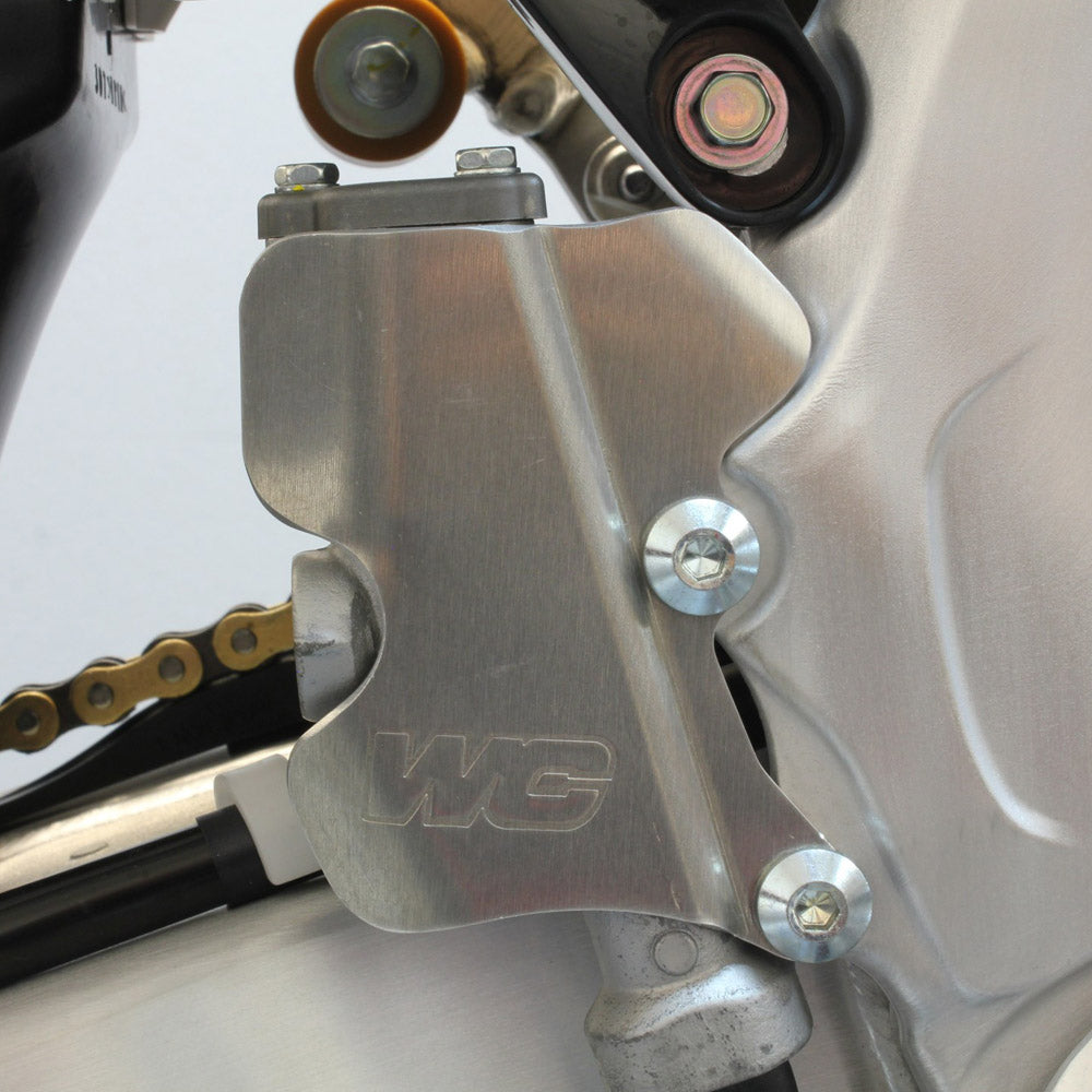 Works Connection REAR MASTER CYLINDER GUARD YAMAHA YZ250F 19-23, YZ250FX 20-25, YZ450F 20-22, YZ450FX 19-25, WRF250 20-25, WRF450 19-25   
