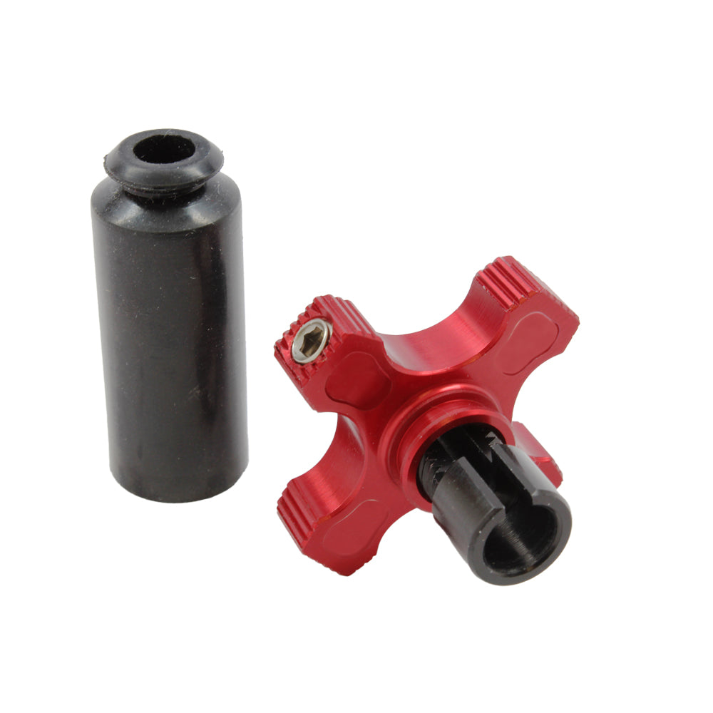 Works Connection CLUTCH PERCH EZ BUILD STEP 2 THUMBWHEEL COLOR RED  Red 