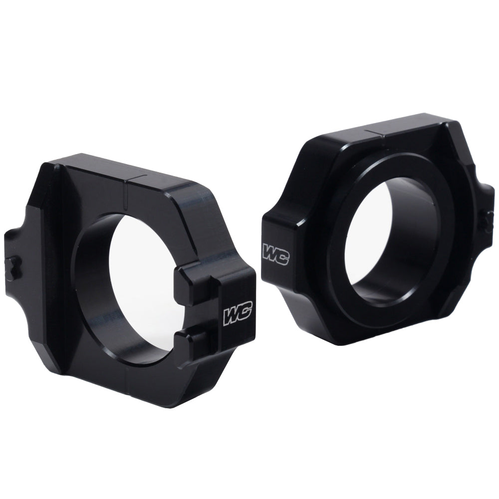 Works Connection AXLE BLOCK KIT ELITE HONDA CRF250/450R 09-25, CRF250RX 19-25, CRF450RX 17-25 BLACK  Black 