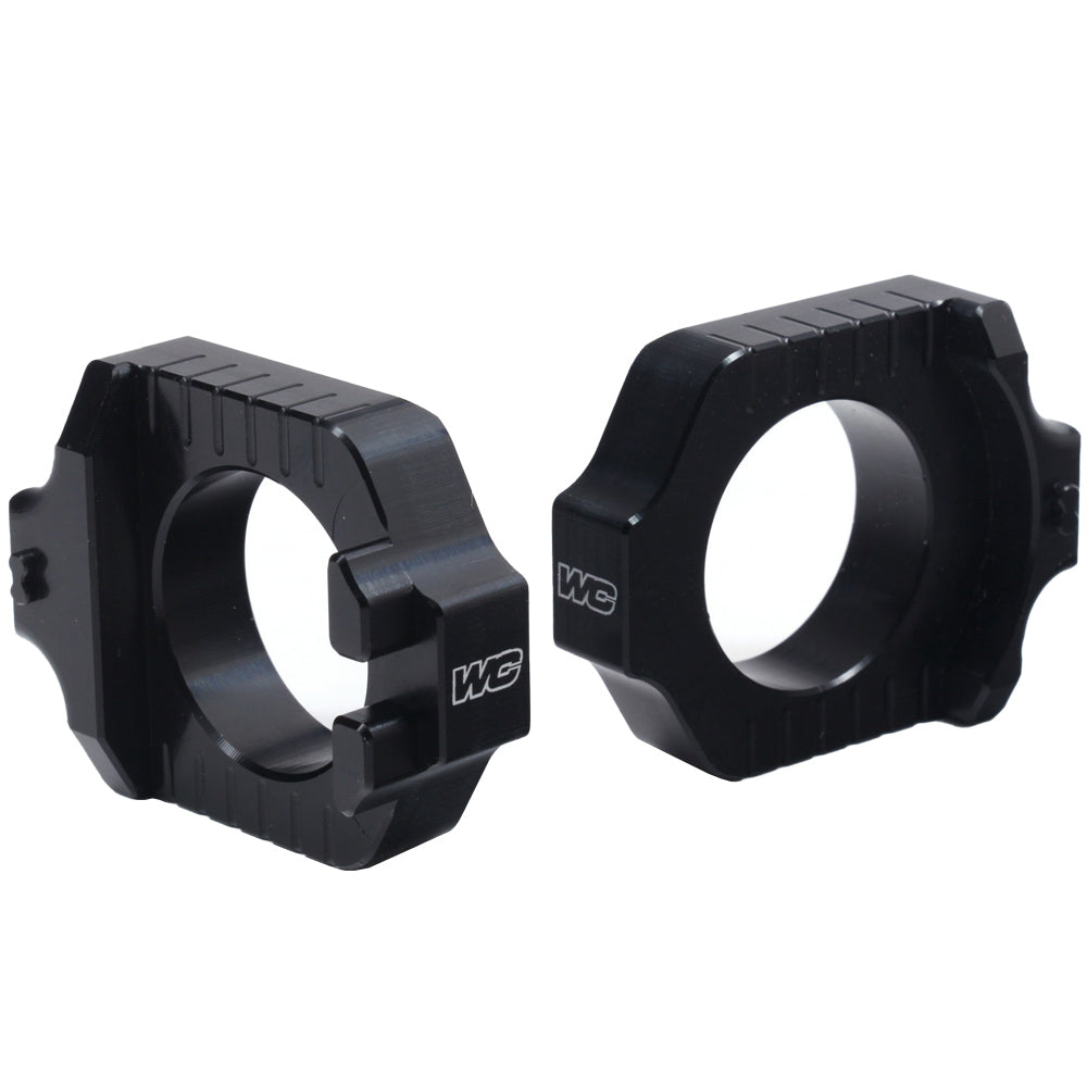 Works Connection AXLE BLOCK KIT ELITE YAMAHA YZ250F 12-25 YZ450F 10-25 BLACK  Black 