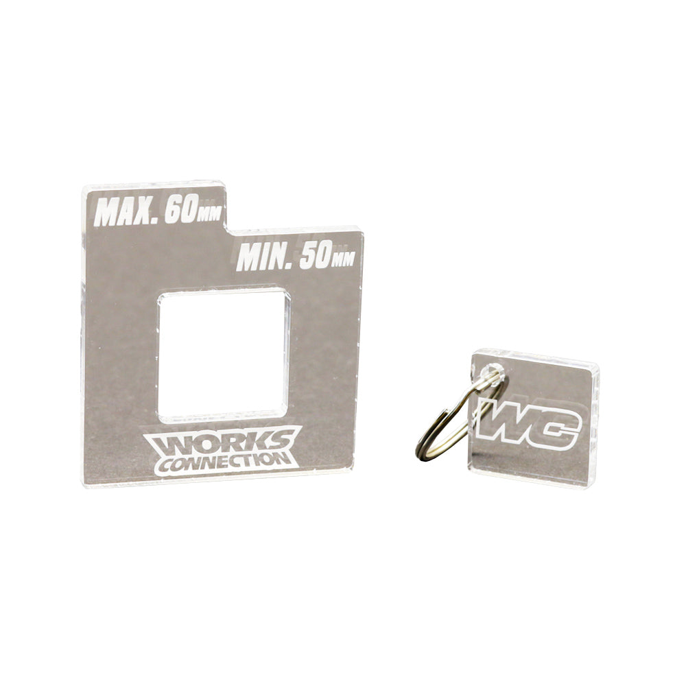 Works Connection CHAIN TENSIONER GAUGE  YZ250/450F 18-25 50MM-60MM   