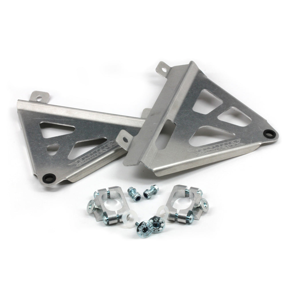 Works Connection RADIATOR BRACES HONDA CRF250R 18-21, CRF250RX 19-21 SILVER  Silver 