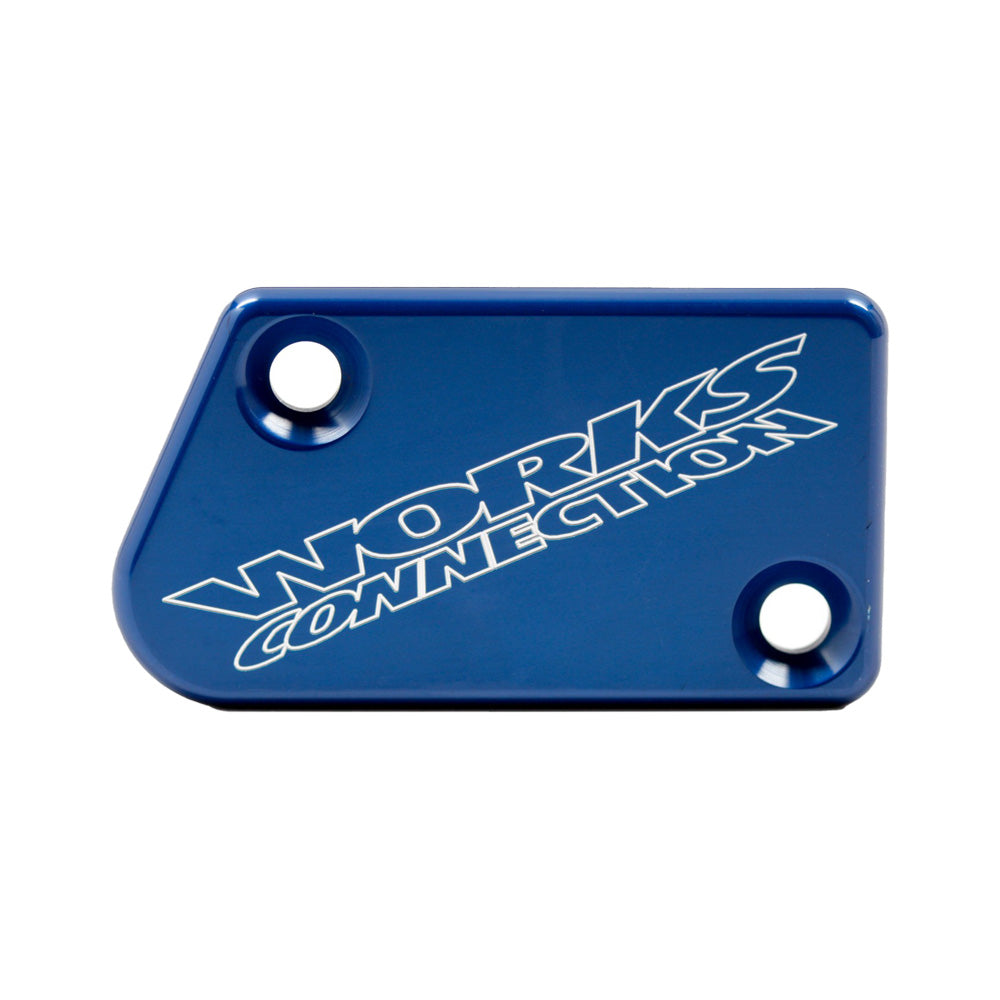 Works Connection FRONT BRAKE MASTERCYLINDER COVER YAM/FAN YZ125-250/YZ250F-450F 08-25, WR250F 17-25, WR450F 16-25, XX/XXF 19-25 BU  Blue 