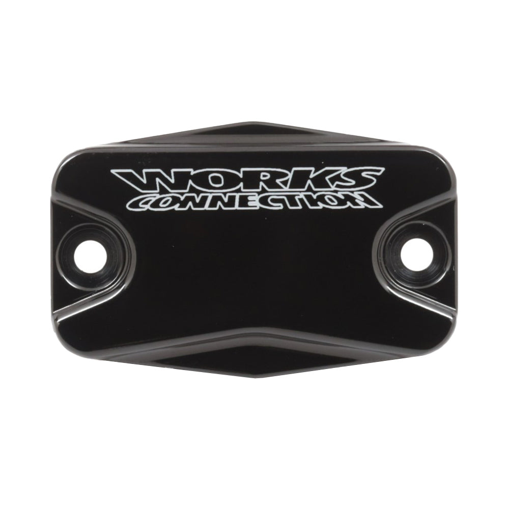 Works Connection FRONT BRAKE MASTERCYLINDER COVER GAS/HQV EC-EC-F 21-25, MC/MC-F/EX 125-450 24-25, TE/FE150-501 22-24 (BRAKTEC) BLACK  Black 