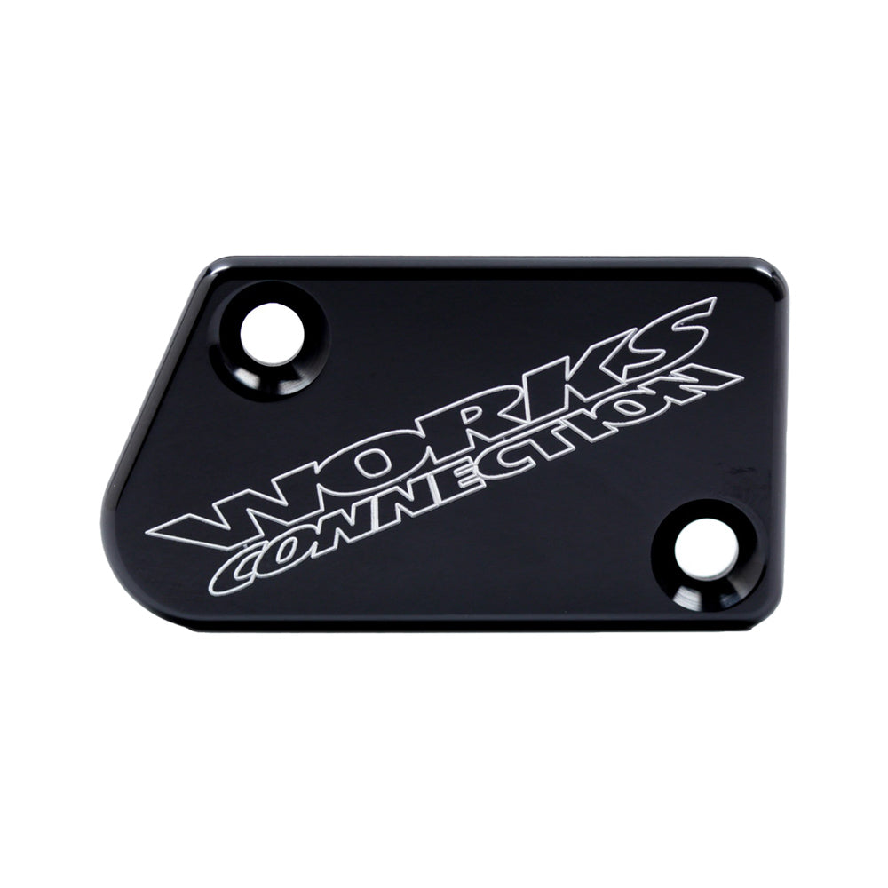Works Connection FRONT BRAKE MASTERCYLINDER COVER YAM/FAN YZ125-250/YZ250F-450F 08-25, WR250F 17-25, WR450F 16-25, XX/XXF 19-25 BK  Black 