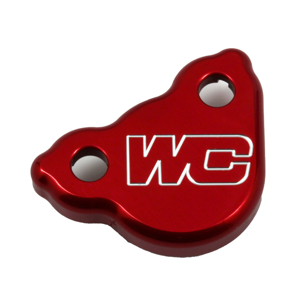Works Connection REAR BRAKE MASTERCYLINDER COVER HONDA CR125-250 02-07, CRF250R/X/RX 04-25, CRF450R/X/RX 02-25 RED  Red 