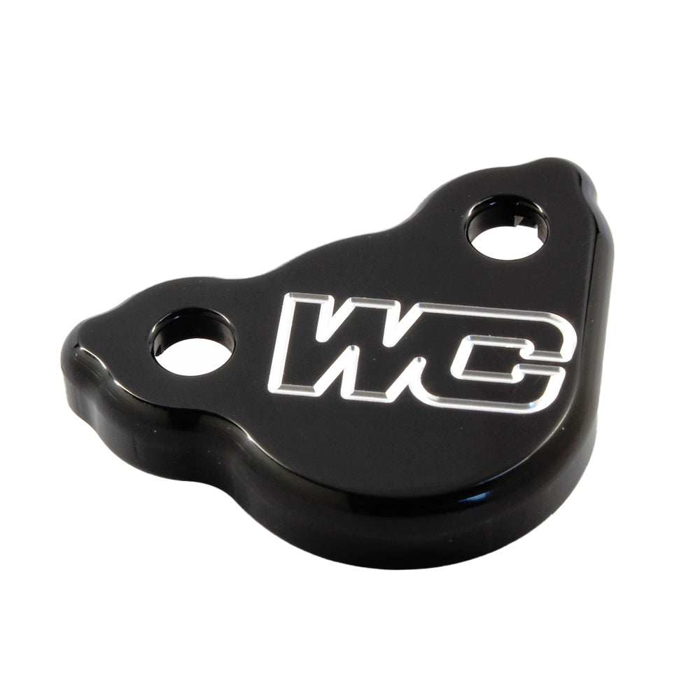 Works Connection REAR BRAKE MASTERCYLINDER COVER HONDA CR125-250 02-07, CRF250R/X/RX 04-25, CRF450R/X/RX 02-25 BLACK  Black 