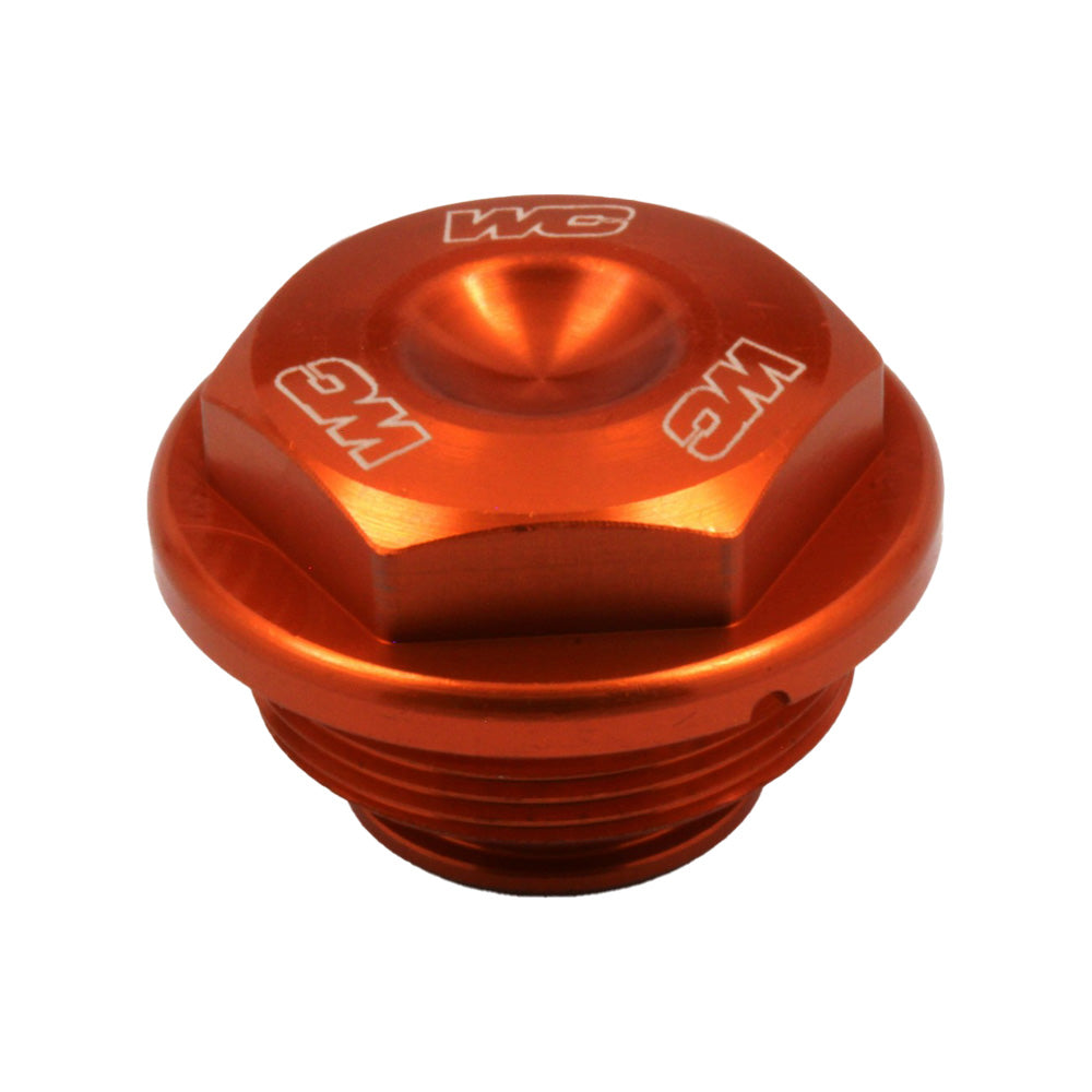 Works Connection REAR BRAKE MASTERCYLINDER COVER KTM/HQV/GAS/HUS/SHE/TRI 125-525 04-25  (BREMBO) ORANGE (R)  Orange 