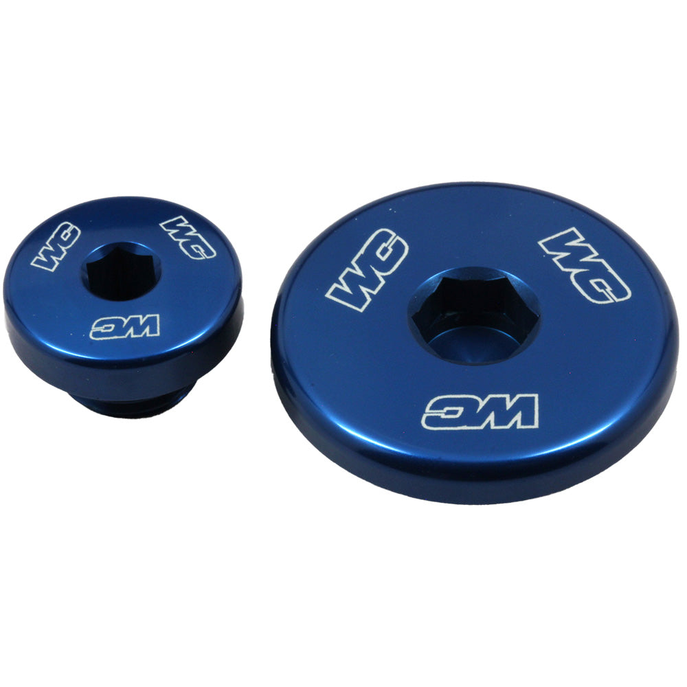 Works Connection ENGINE PLUGS YAMAHA YZ450F 06-09, YZ450F 23-25, WR250F 03-13, WR450F 03-15 BLUE  Blue 