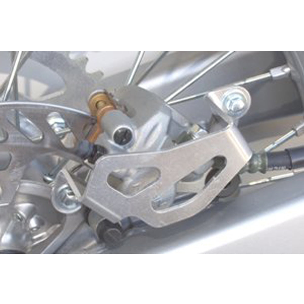Works Connection REAR BRAKE CALIPER GUARD KAWASAKI/SUZUKI KX250F 04-25, KX250XC 20-25, KX450F 06-25, KX450XC 20-23, RMZ250 04-06   