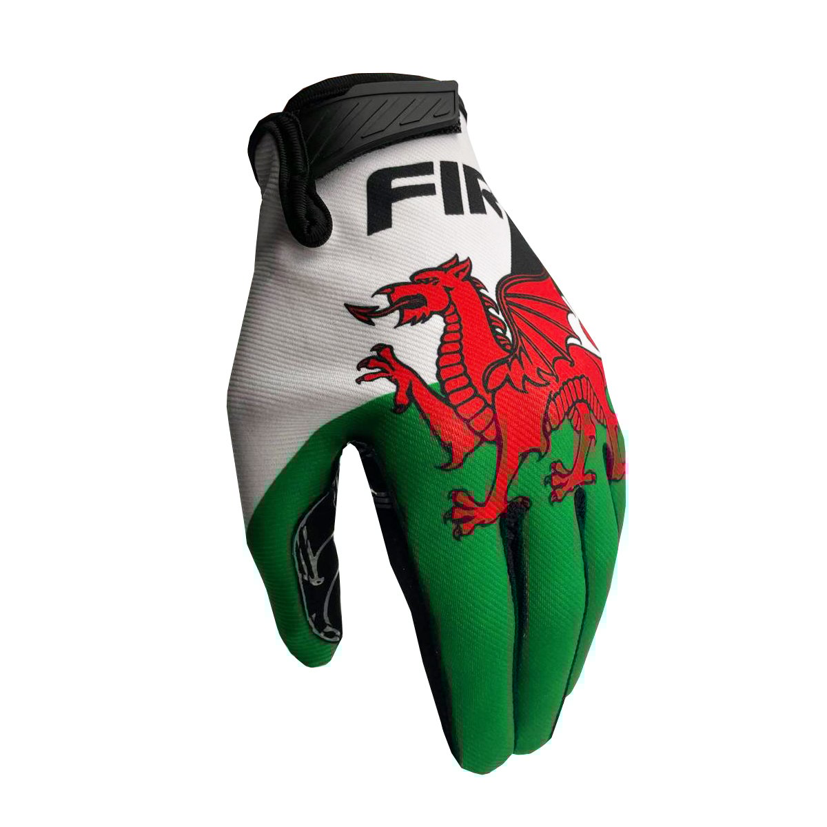 FIR Fir Adult MX Gloves - Xs - Welsh Dragon