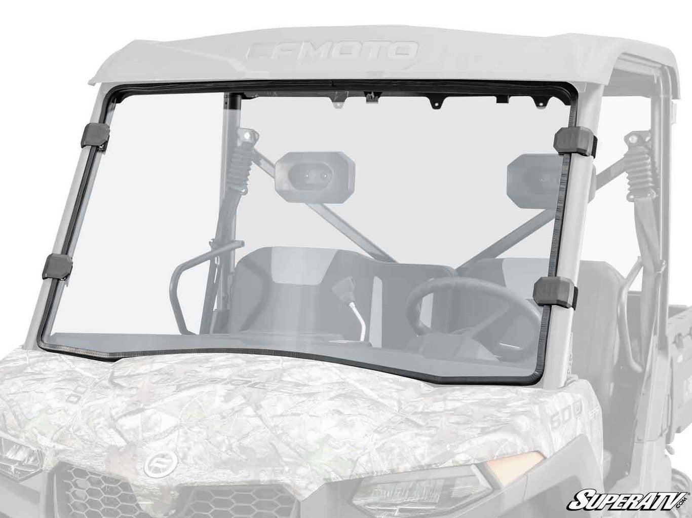SuperATV Windscreen Polycarbonate Cfmoto Uforce 600 UTV, Windshield