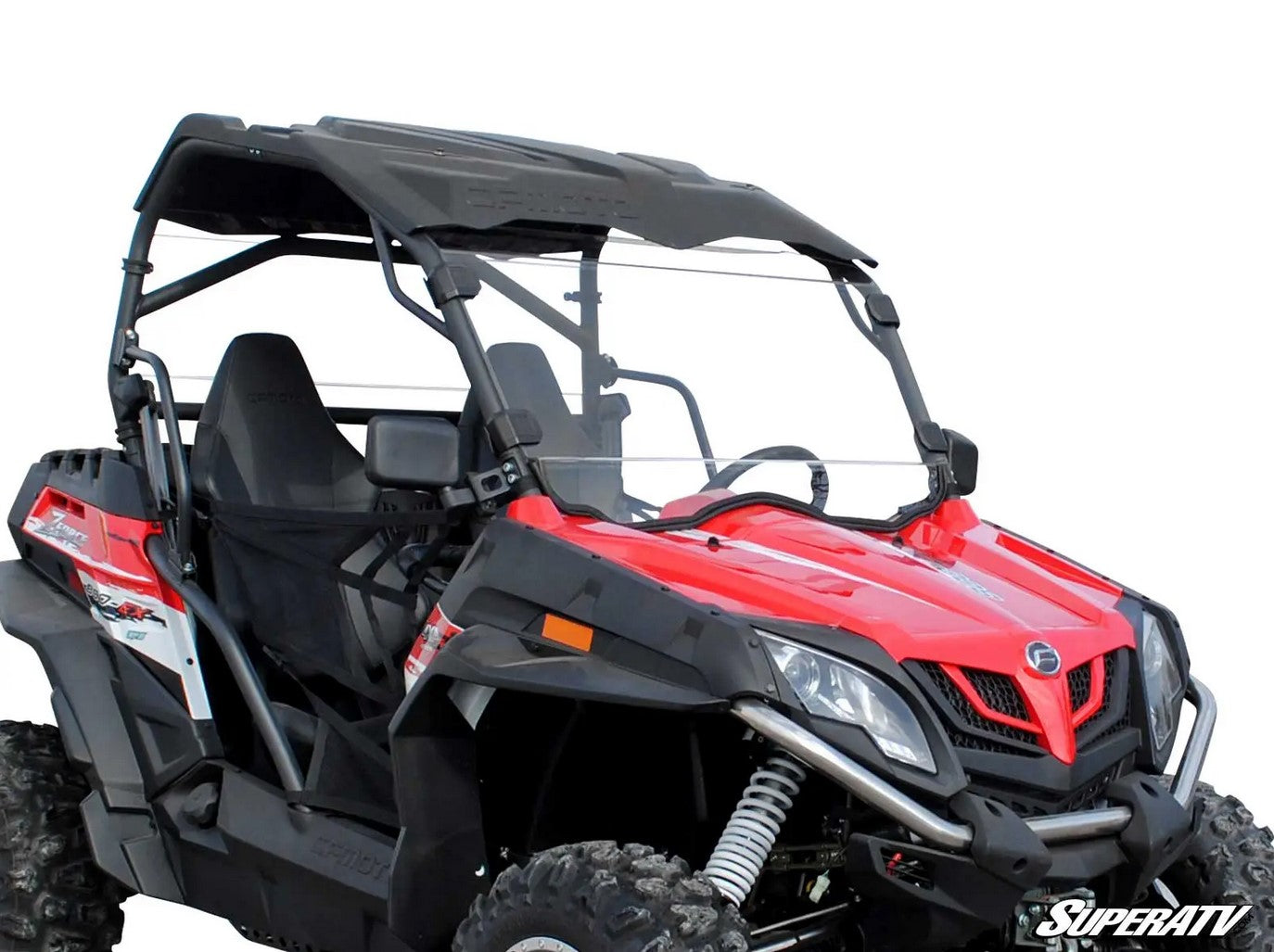 SuperATV Windscreen Polycarbonate Cfmoto Zforce 500, 800, 1000 UTV, Windshield