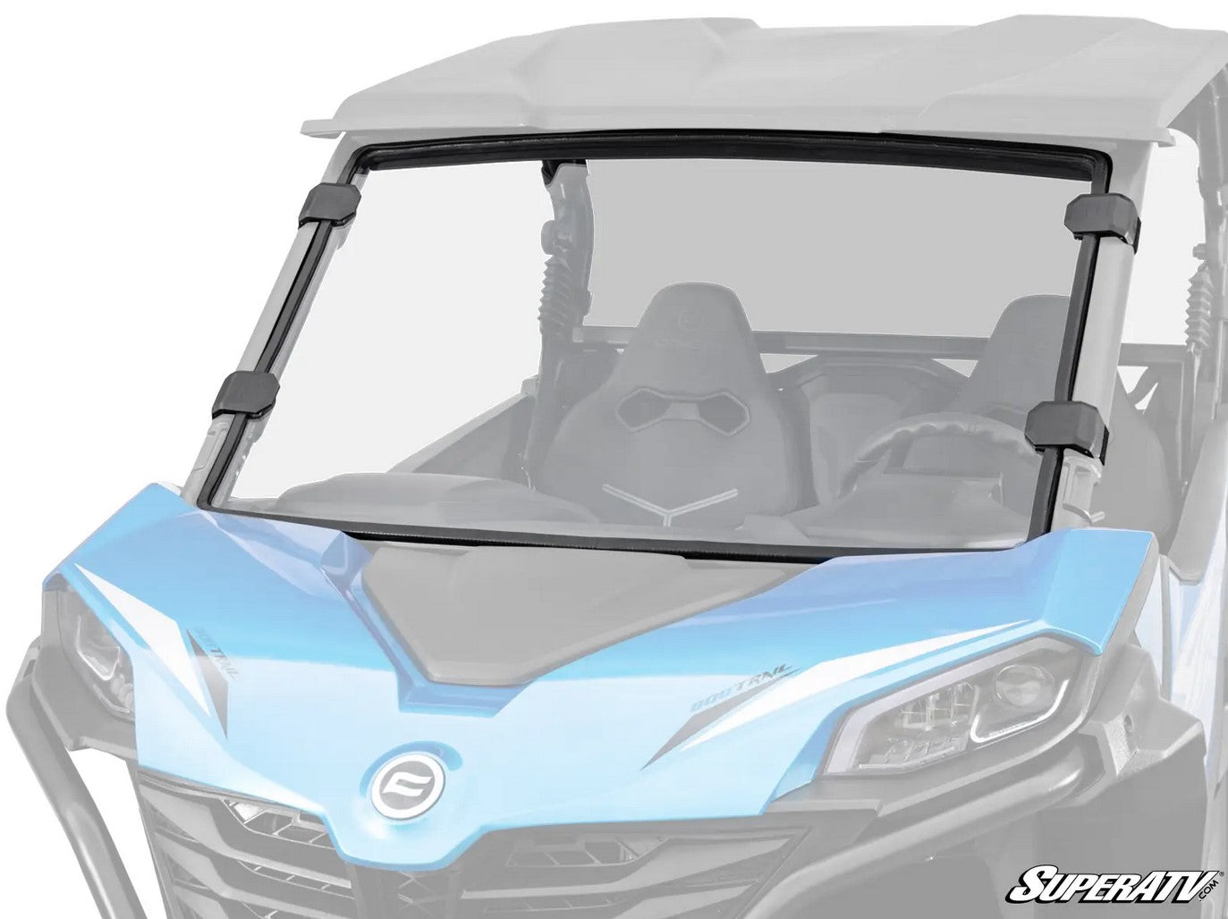 SuperATV Windscreen Polycarbonate Cfmoto Zforce Sport, Trail UTV, Windshield