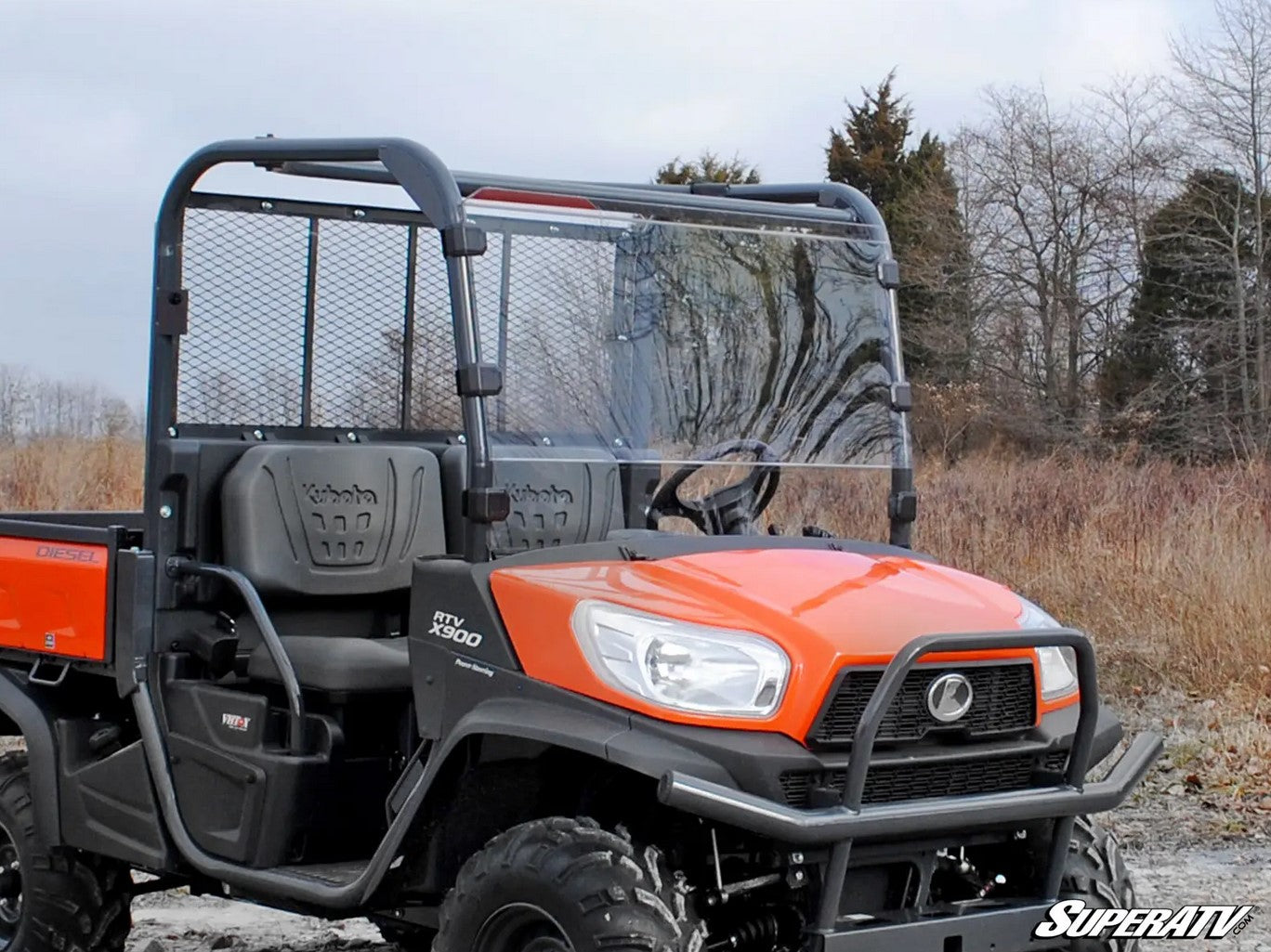 SuperATV Windscreen Polycarbonate Kubota Rtv-x Diesel UTV, Windshield