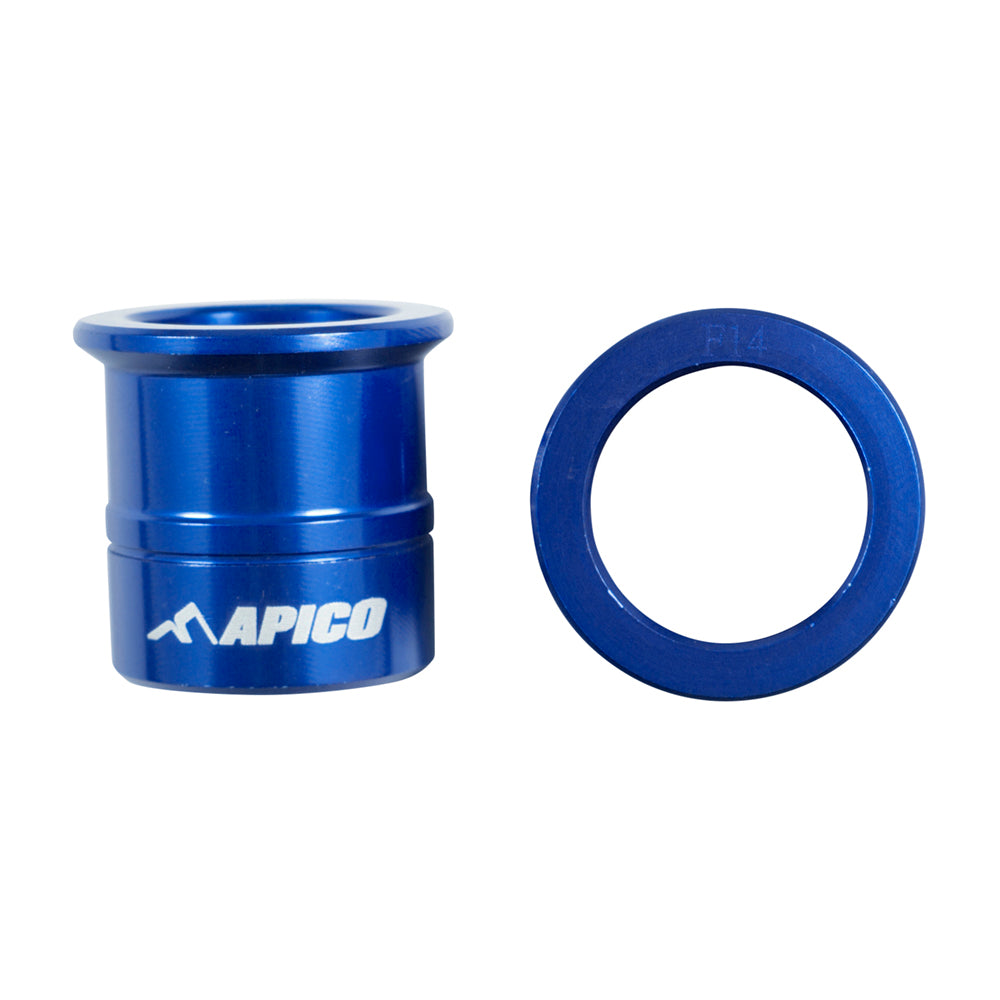 Apico Front Wheel Spacer Kawasaki KX125/250 06-08, KX250F 04-20,  KX450F 06-18 Blue