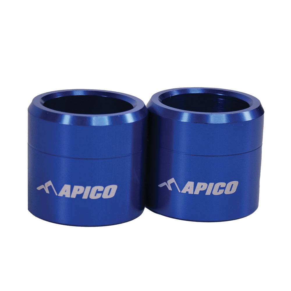 Apico Front Wheel Spacer Kawasaki KX250F/XC 21-25,  KX450F/XC 19-25  Blue