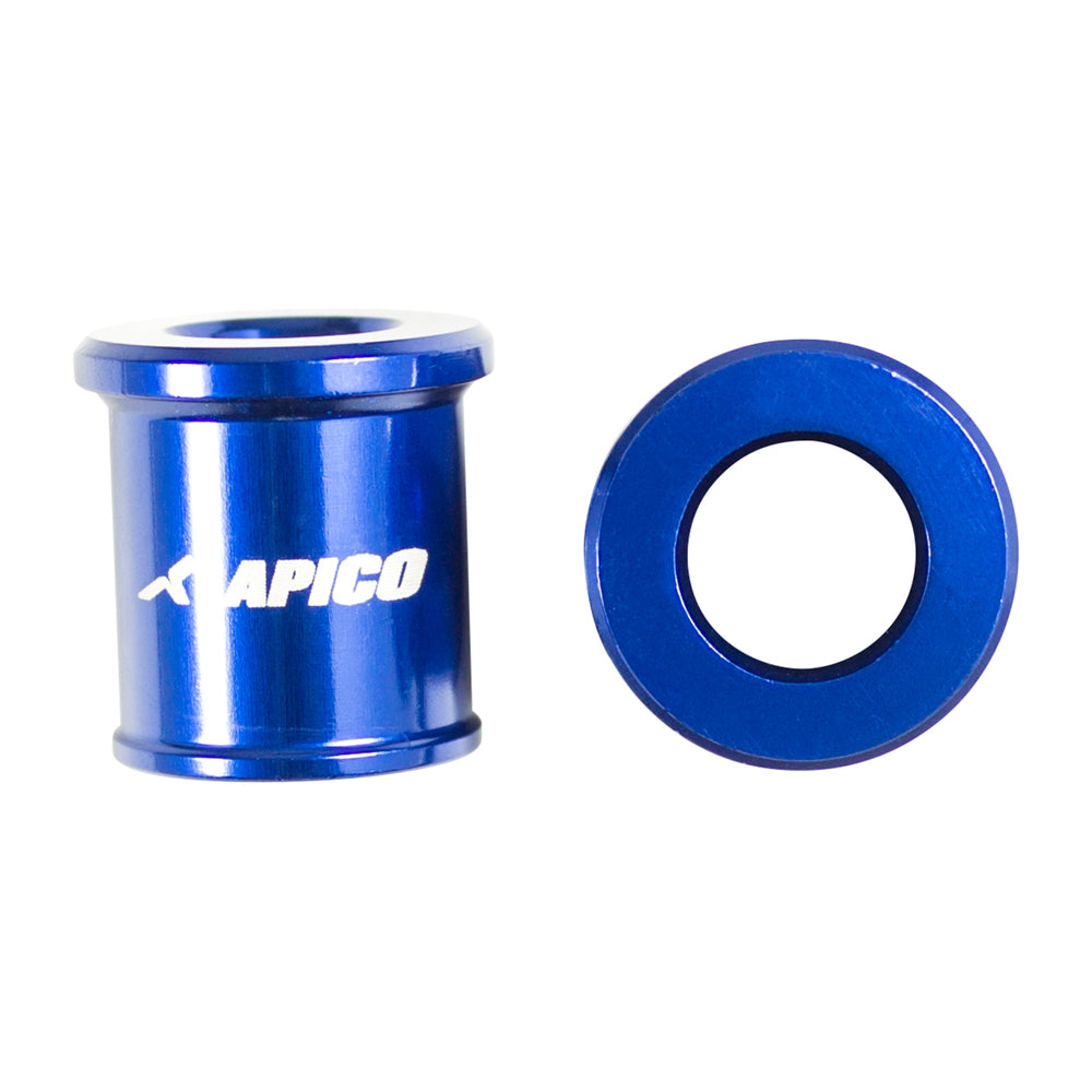 Apico Front Wheel Spacer Yamaha YZ65 18-25, YZ80 93-01, YZ85 02-25 Blue