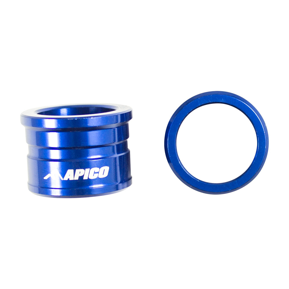 Apico Front Wheel Spacer Yamaha YZ125/250 08-25, YZ250F/450F 07-13 Blue