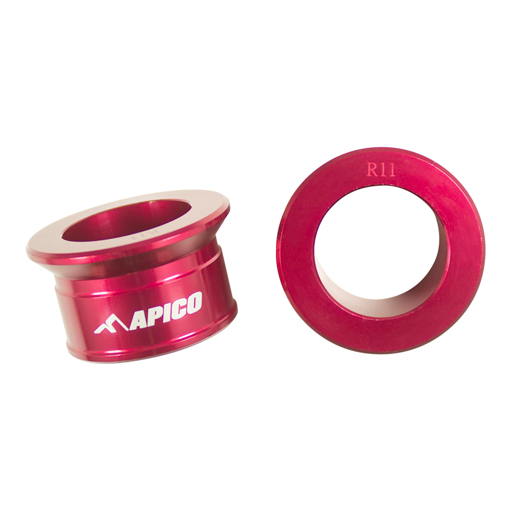 Apico Rear Wheel Spacer Honda CR125/250 02-07, CRF250R/450R/X/RX 02-25 Red  (R)