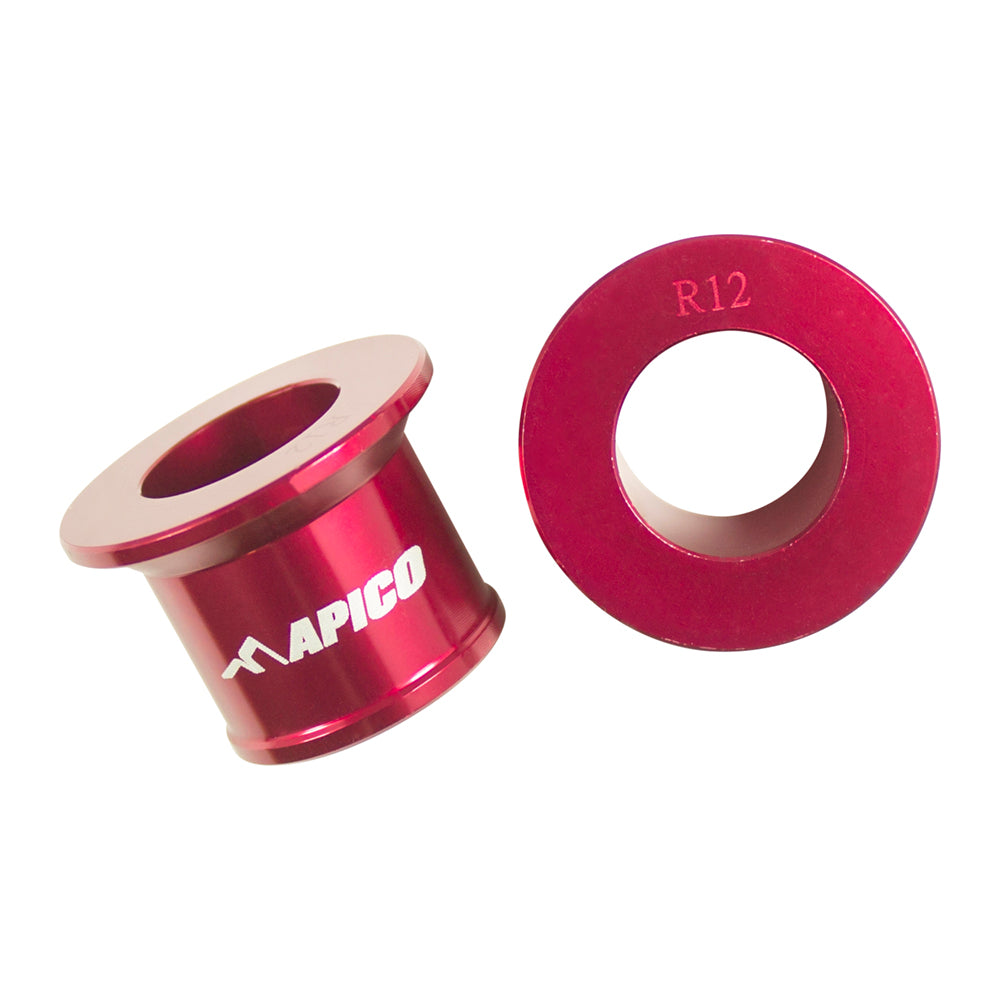 Apico Rear Wheel Spacer Honda CRF150R 07-25 Red