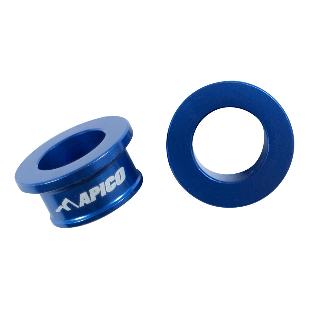 Apico Rear Wheel Spacer Kawasaki KX85-112 01-25 Blue