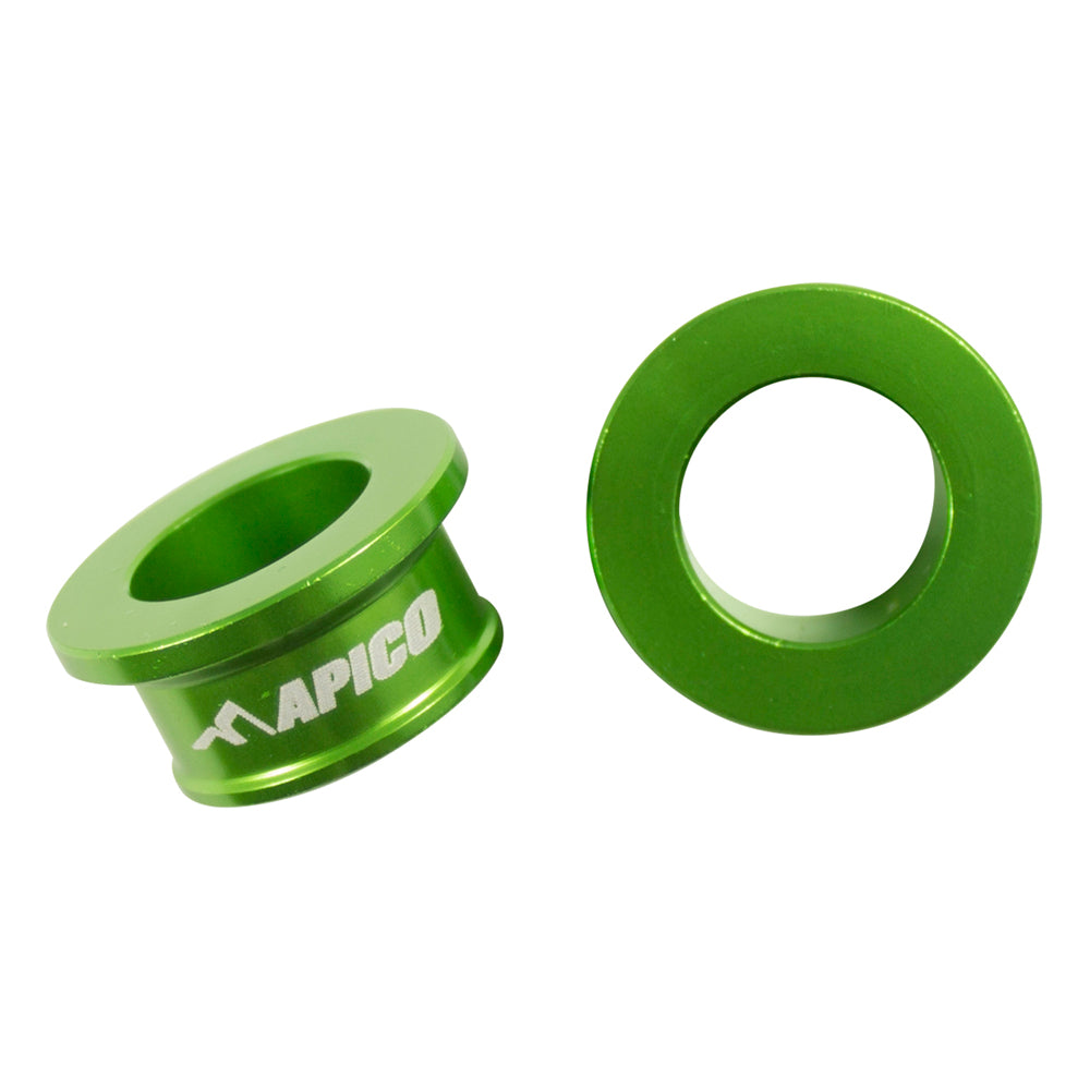 APICO REAR WHEEL SPACER KAWASAKI KX85-112 01-25 GREEN