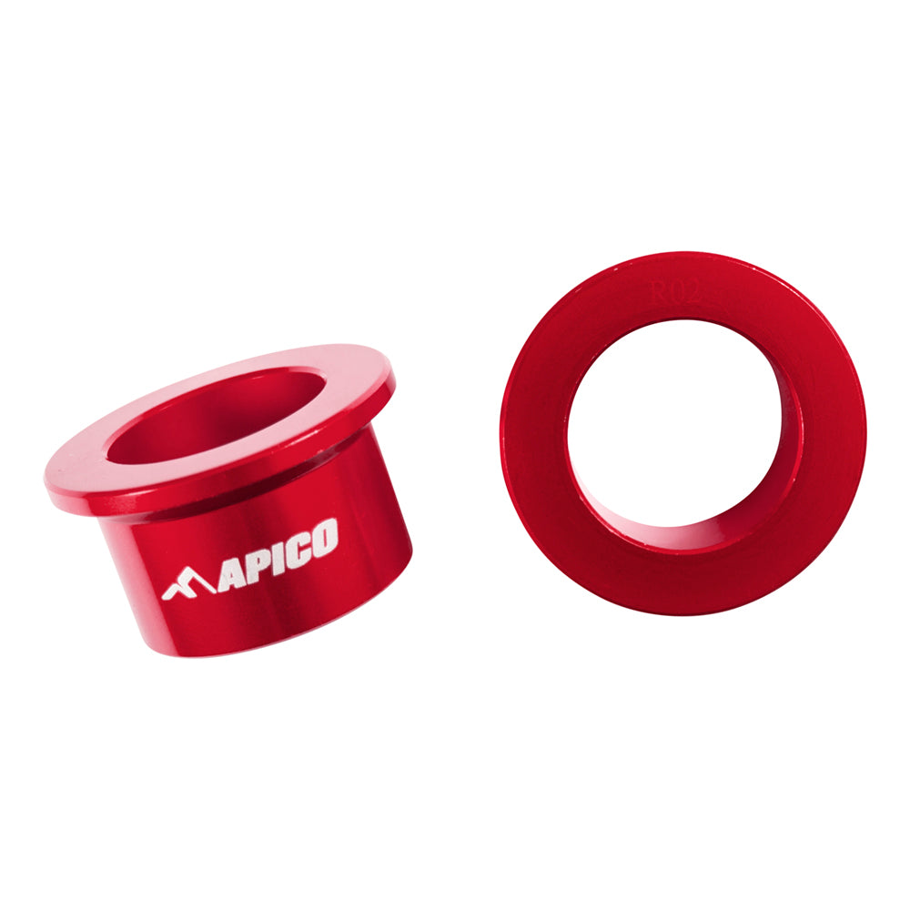 Apico Rear Wheel Spacer Suzuki RM-Z250-450 07-25 Red