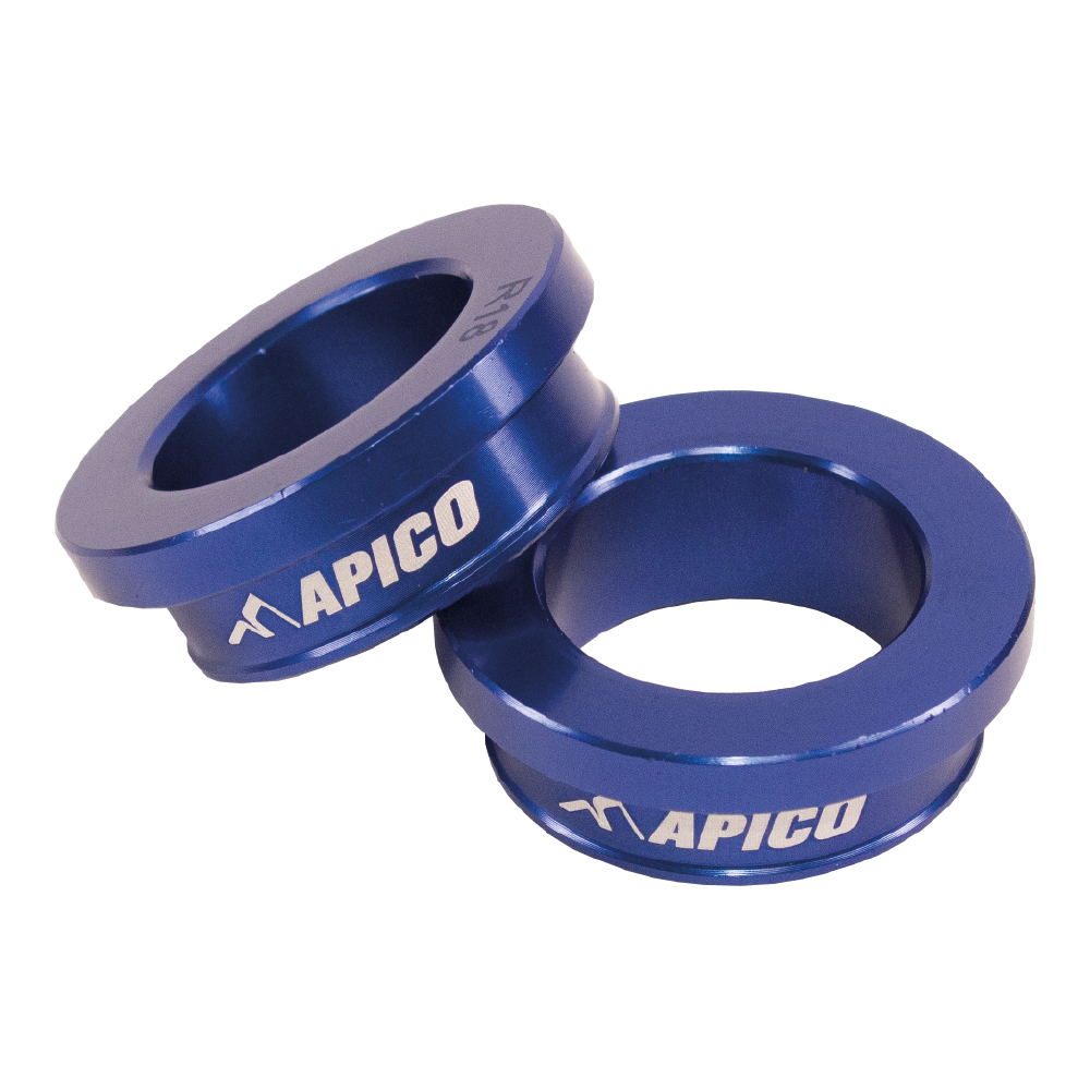 Apico Rear Wheel Spacer Tm EN/MX 125-530 12-20,  EN/MX 125-530 12-20 Blue