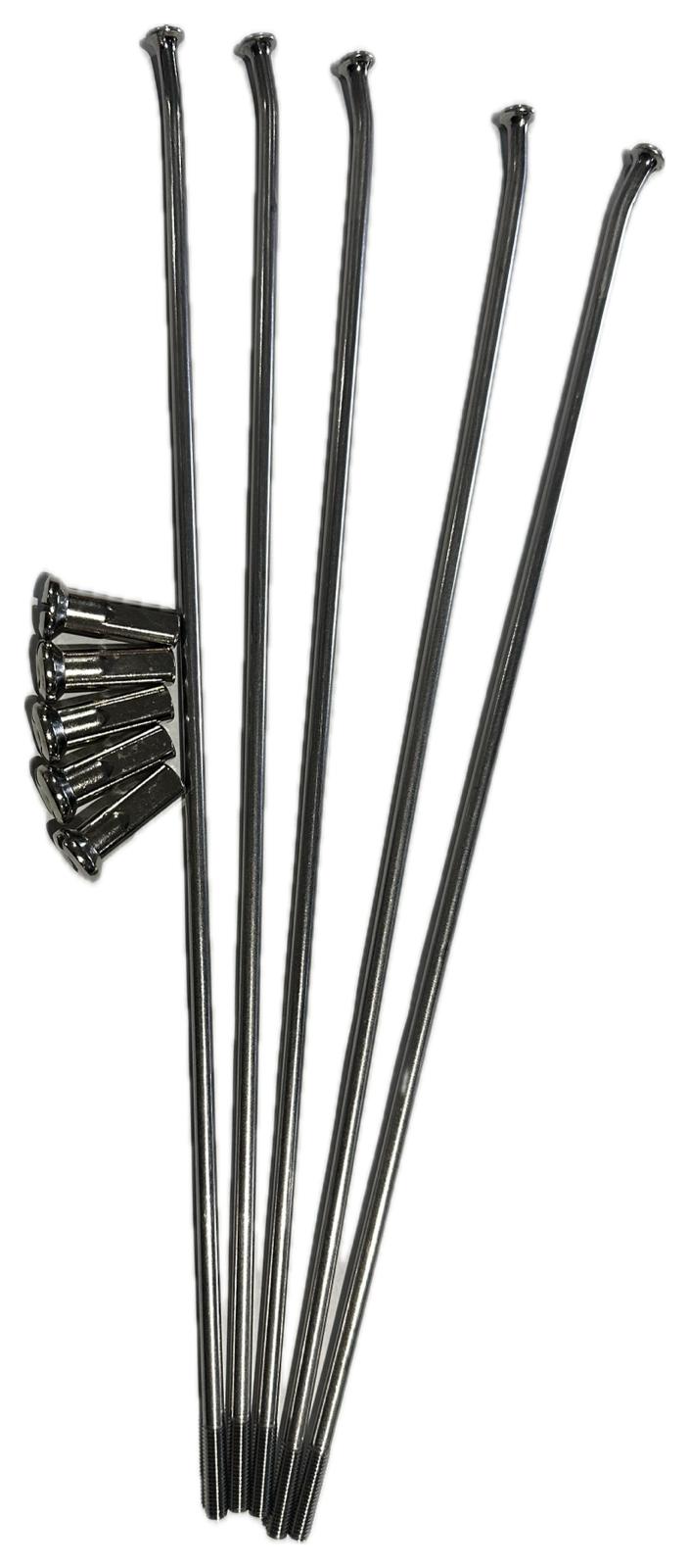 PSYCHIC HONDA FRONT WHEEL SPOKE SET 21"x 5 STAINLESS CR250R 95-07, CR500R 95-01 CRF250R 450R set of 5