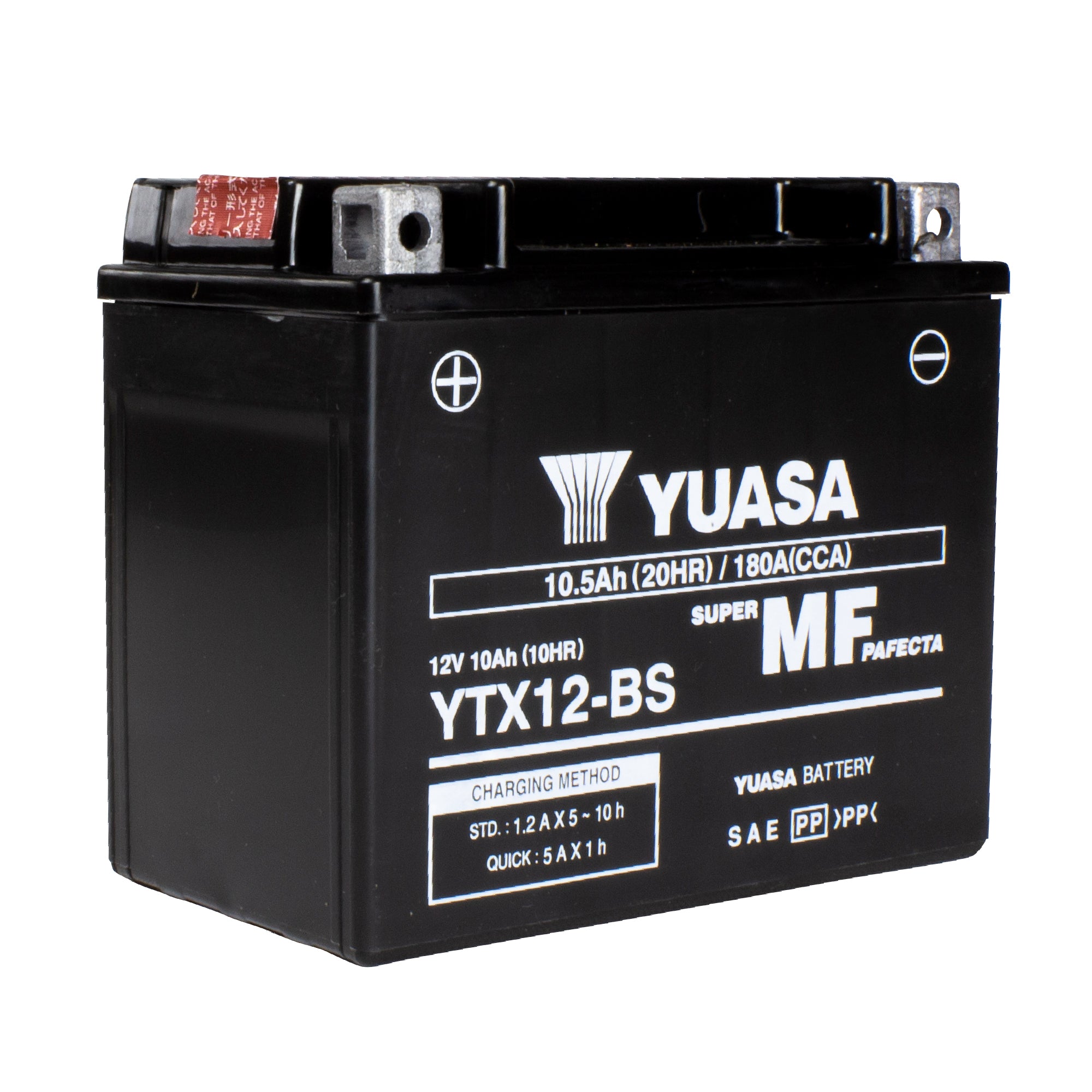 Yuasa YTX12-BS (CP) 12V Combi-Pack MF VRLA Battery