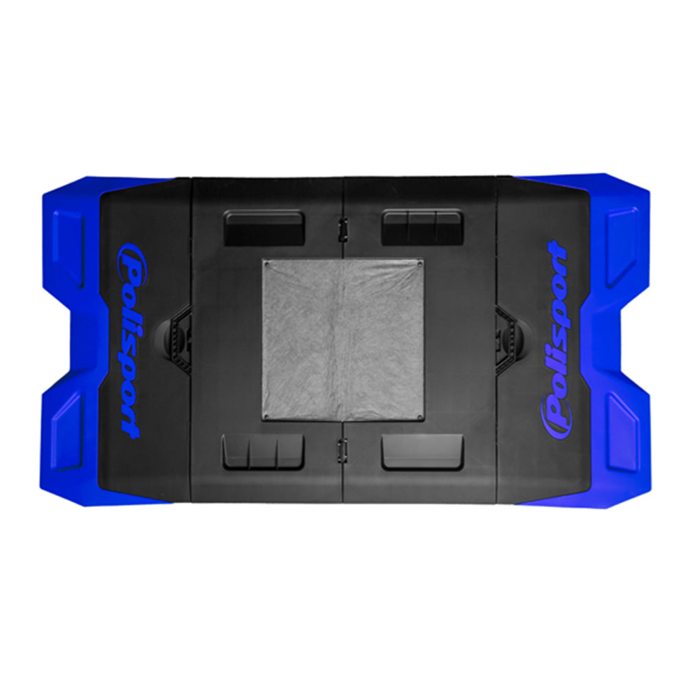 POLISPORT BIKE MAT MOTO PAD FOLDABLE  BLUE