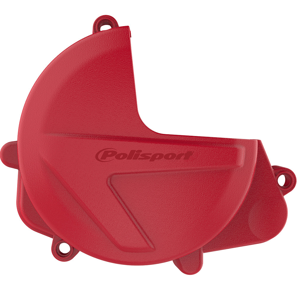 POLISPORT CLUTCH COVER PROTECTOR HONDA CRF450R/RX 17-25  RED