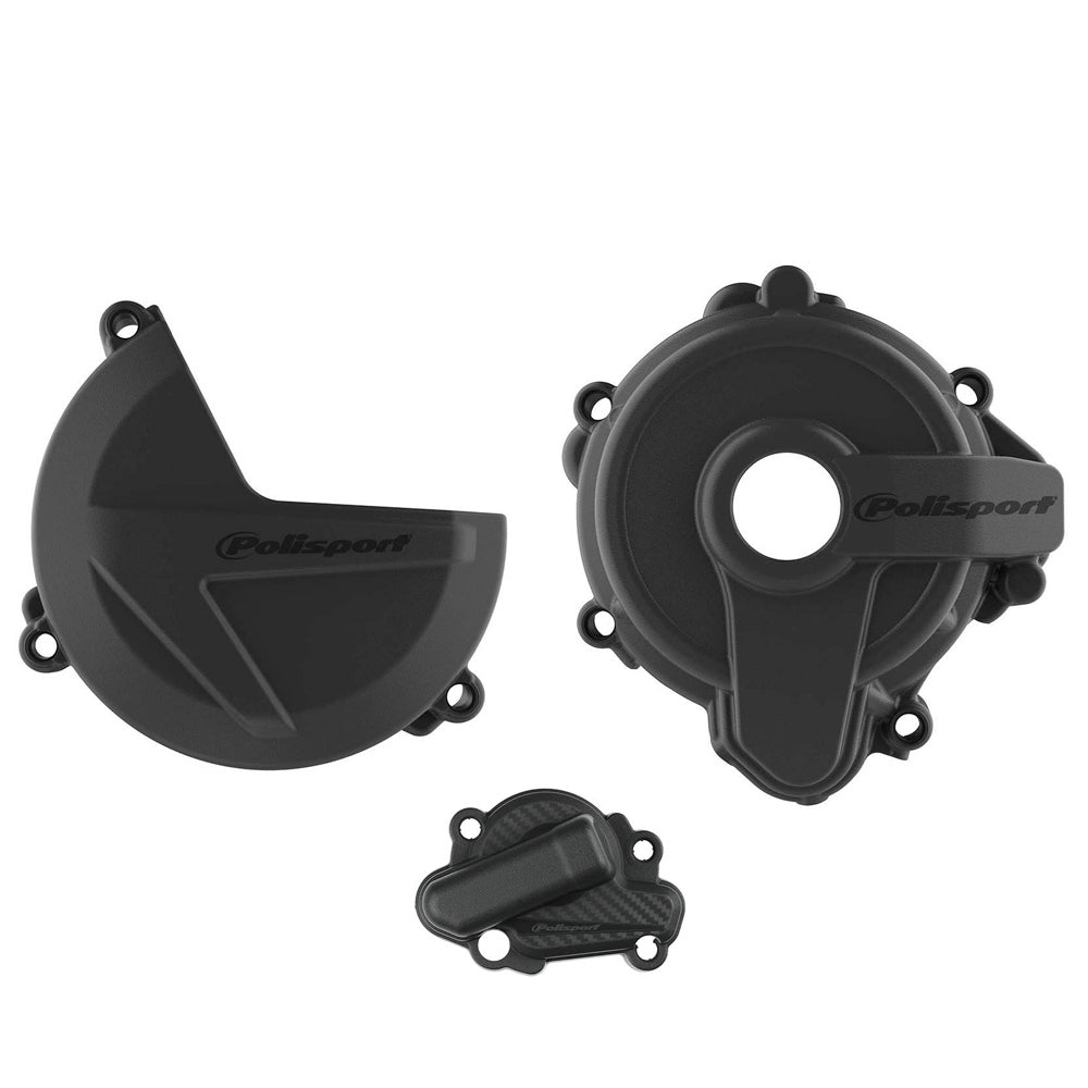 POLISPORT CLUTCH & IGNITION COVER PROTECTOR SHERCO SE-R250-300 14-24  BLACK