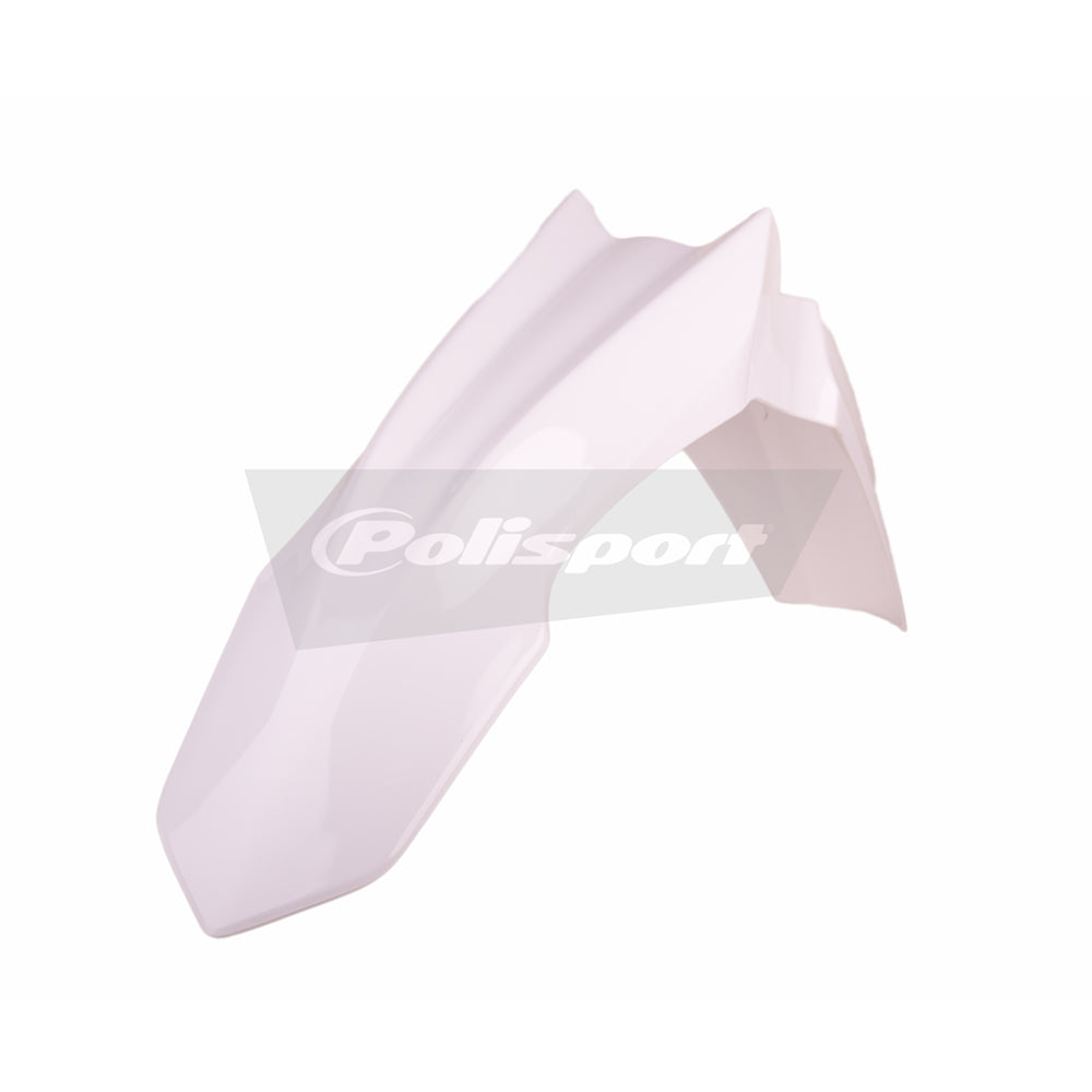 POLISPORT FRONT FENDER HONDA CRF250R 14-17, CRF450R 13-16  WHITE
