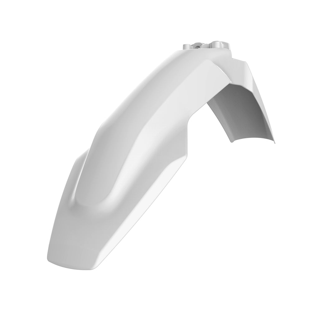 POLISPORT FRONT FENDER HUSQVARNA TC/FC/TX/FX 16-22, TC250 17-22, TE/FE 17-23  WHITE 2020