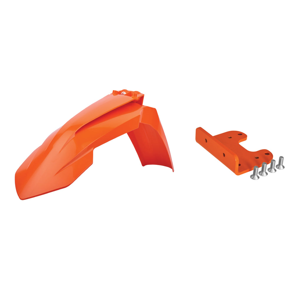 POLISPORT FRONT FENDER ADAPTER KIT INC 2016 FRONT FENDER KTM SX/SXF 07-12, EXC/EXCF 08-13  ORANGE