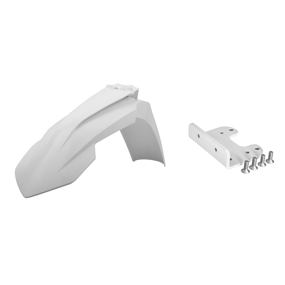 POLISPORT FRONT FENDER ADAPTER KIT INC 2016 FRONT FENDER KTM SX/SXF 07-12, EXC/EXCF 08-13  WHITE