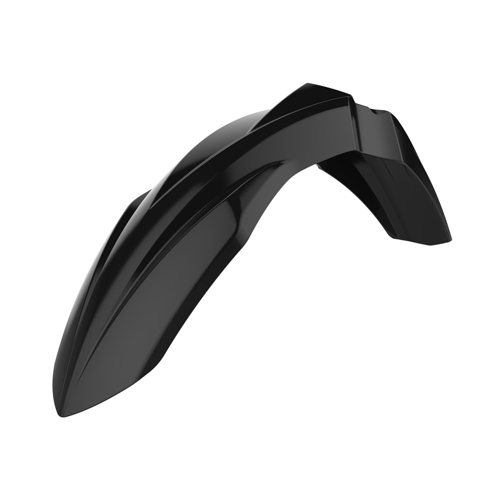 POLISPORT FRONT FENDER KAWASAKI KX250F/X 17-25, KX450F/X 16-25 GREEN (OEM 16-20)  BLACK